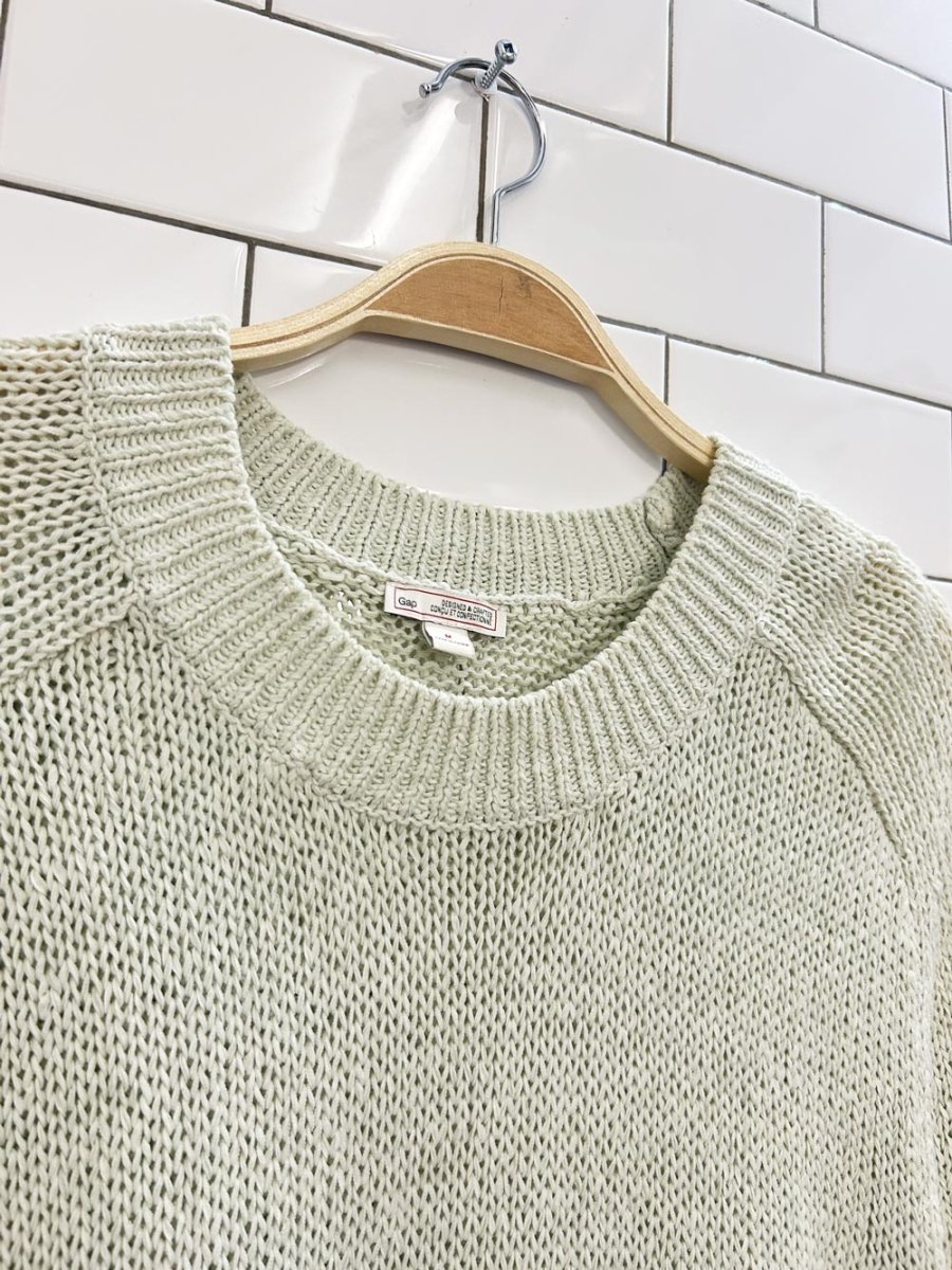 gap oversized loose knit sweater - good market thrift store
