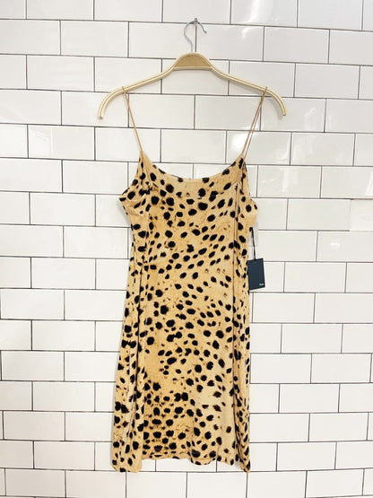 wilfred free roos animal print tank mini dress | aritzia - good market thrift store