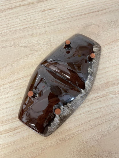 handmade pottery ashtray - good market thrift store