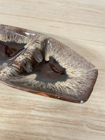 handmade pottery ashtray - good market thrift store