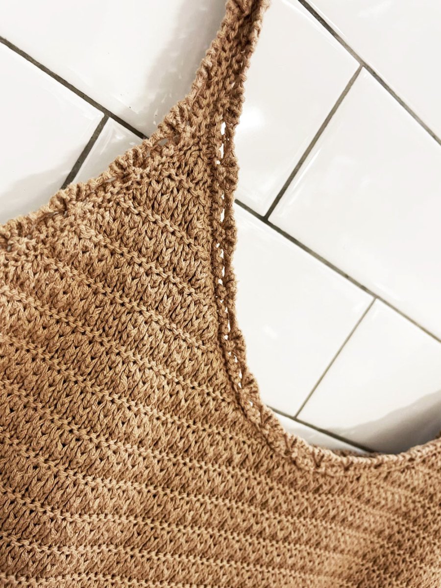 aerie knit crop tank | lined - good market thrift store