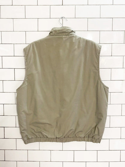 vintage 90s eagles ridge plaid - lined fisherman vest - good market thrift store