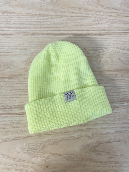 wedze neon yellow toque - good market thrift store