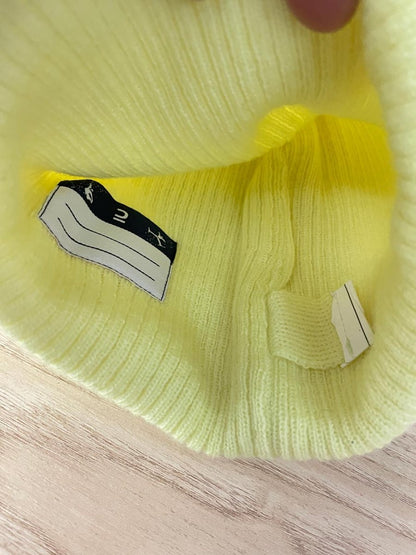 wedze neon yellow toque - good market thrift store