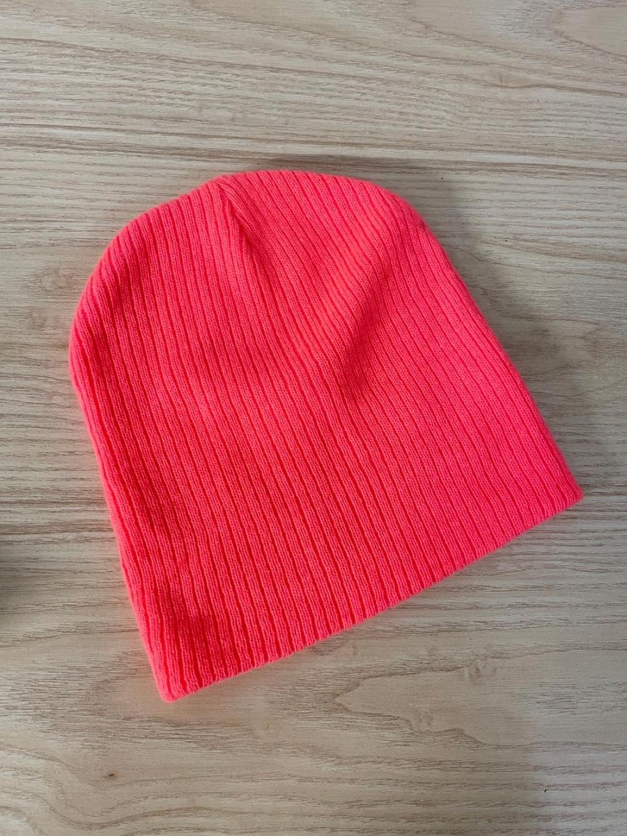 f21 neon pink toque - good market thrift store