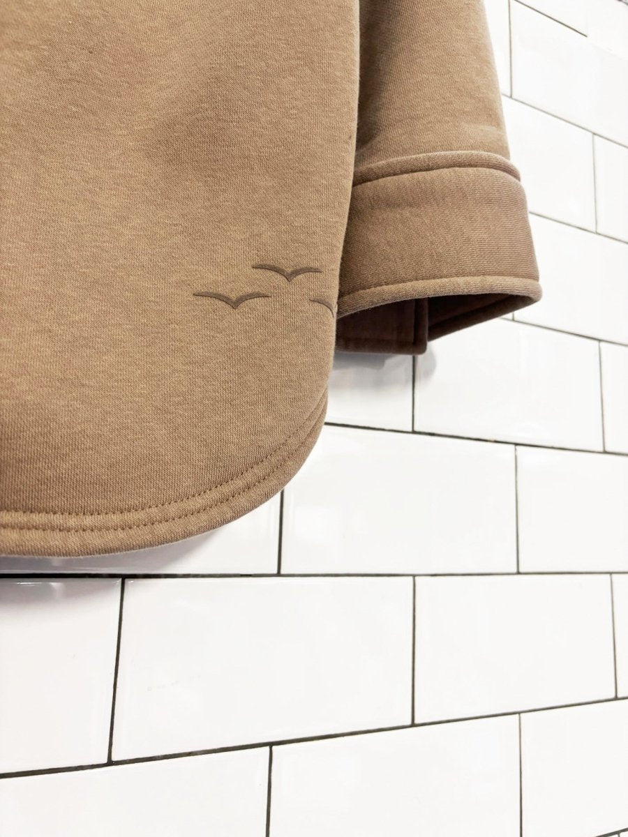 lazypants cozy fleece shirt jacket - good market thrift store