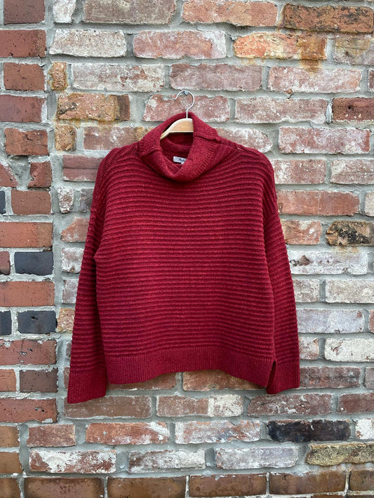 madewell belmont wool-blend cozy ribbed sweater
