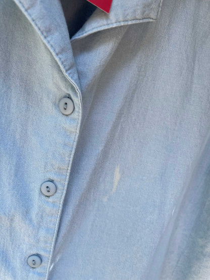 vintage 90s SMR sleeveless chambray shirt