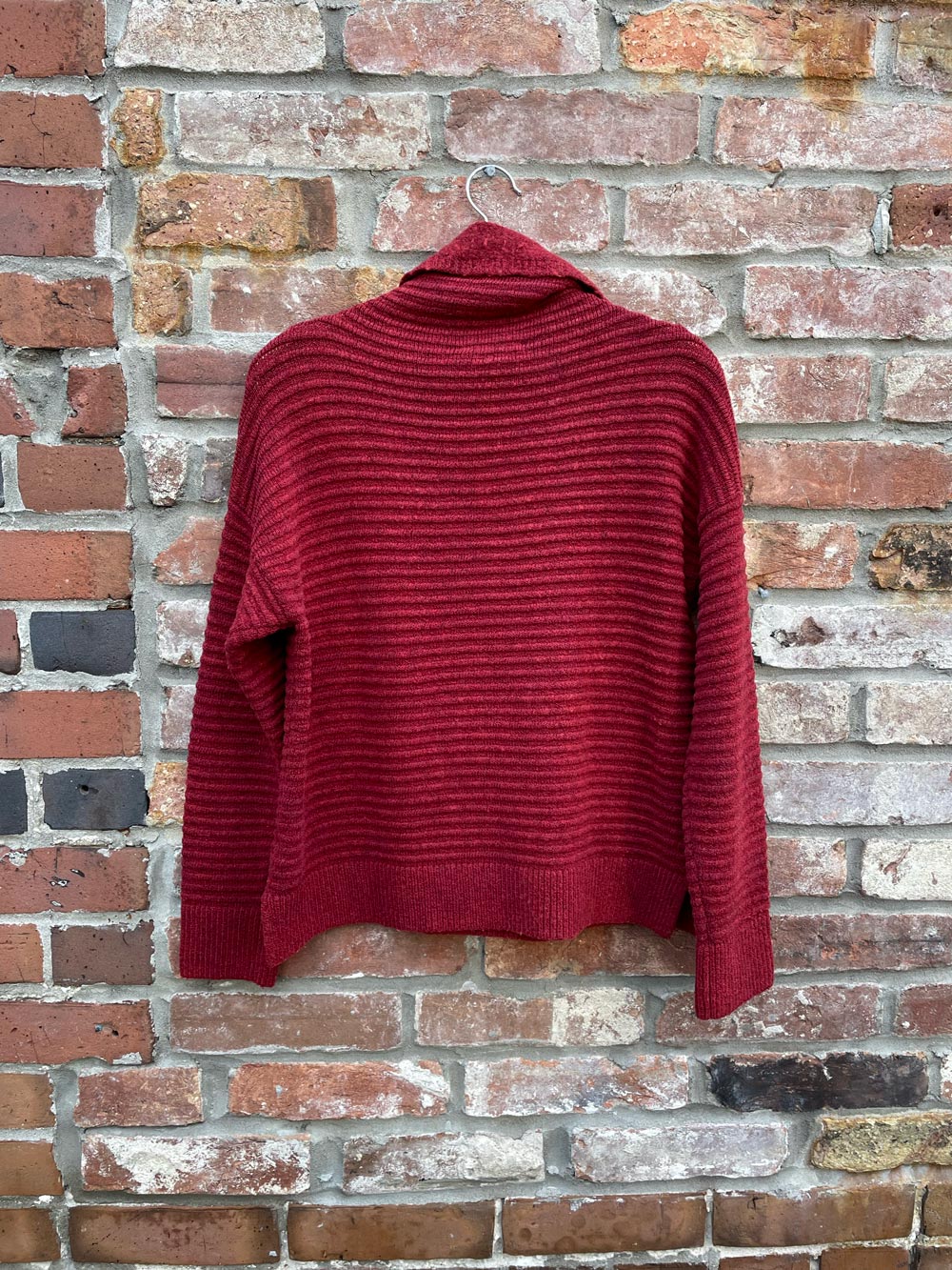 madewell belmont wool-blend cozy ribbed sweater