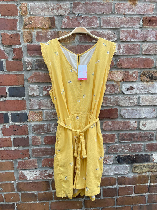 old navy linen-blend romper