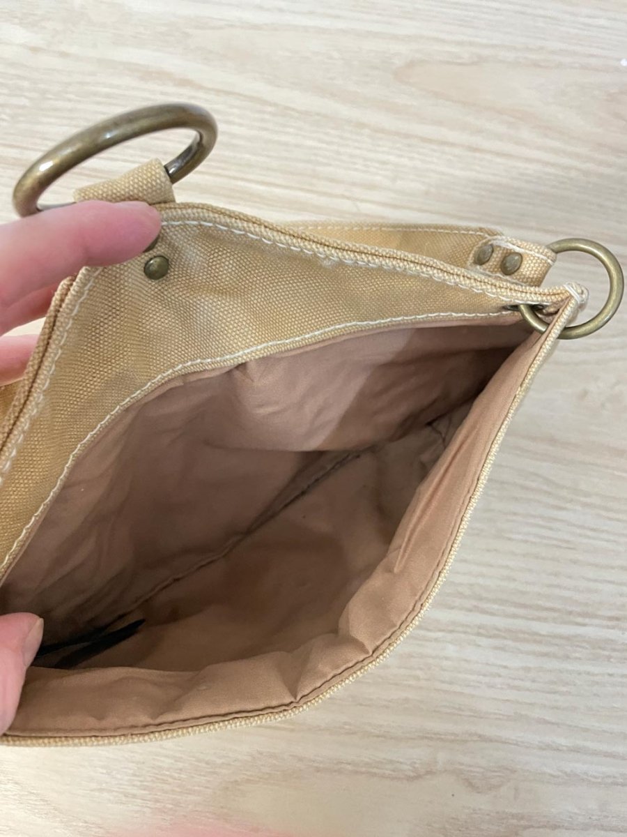 y2k gap twill mini shoulder bag - good market thrift store