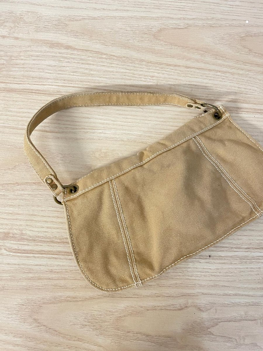 y2k gap twill mini shoulder bag - good market thrift store