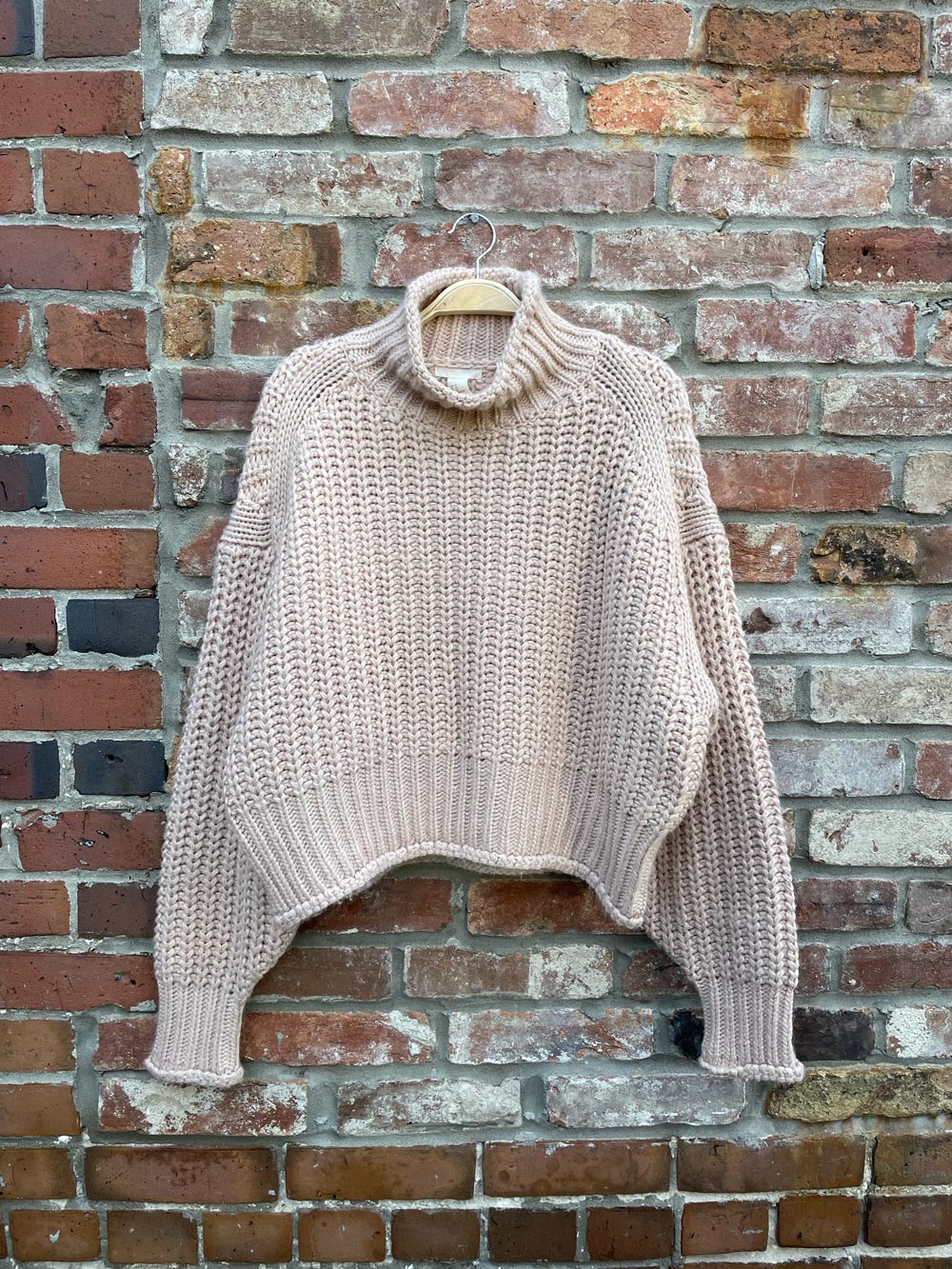 h&m mock neck chunky turtleneck