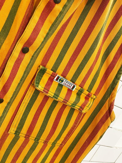 vintage 90s cross colours denim sleeveless shirt - good market thrift store