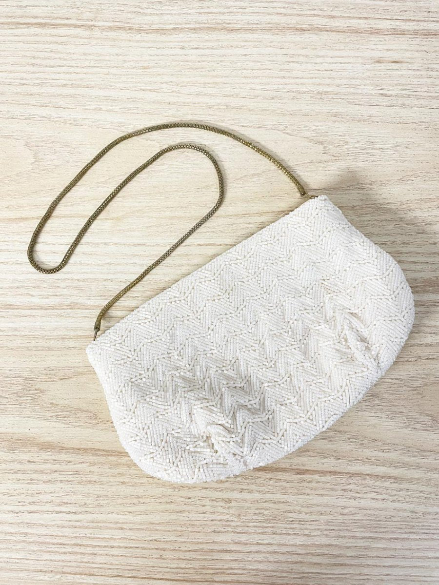 vintage 70s du val beaded handbag - good market thrift store