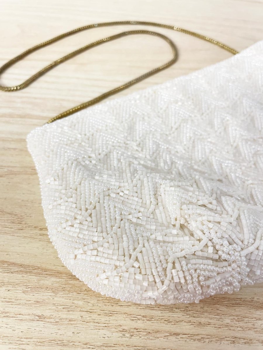 vintage 70s du val beaded handbag - good market thrift store