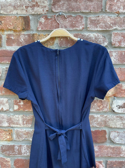 vintage chablis nautical mini dress