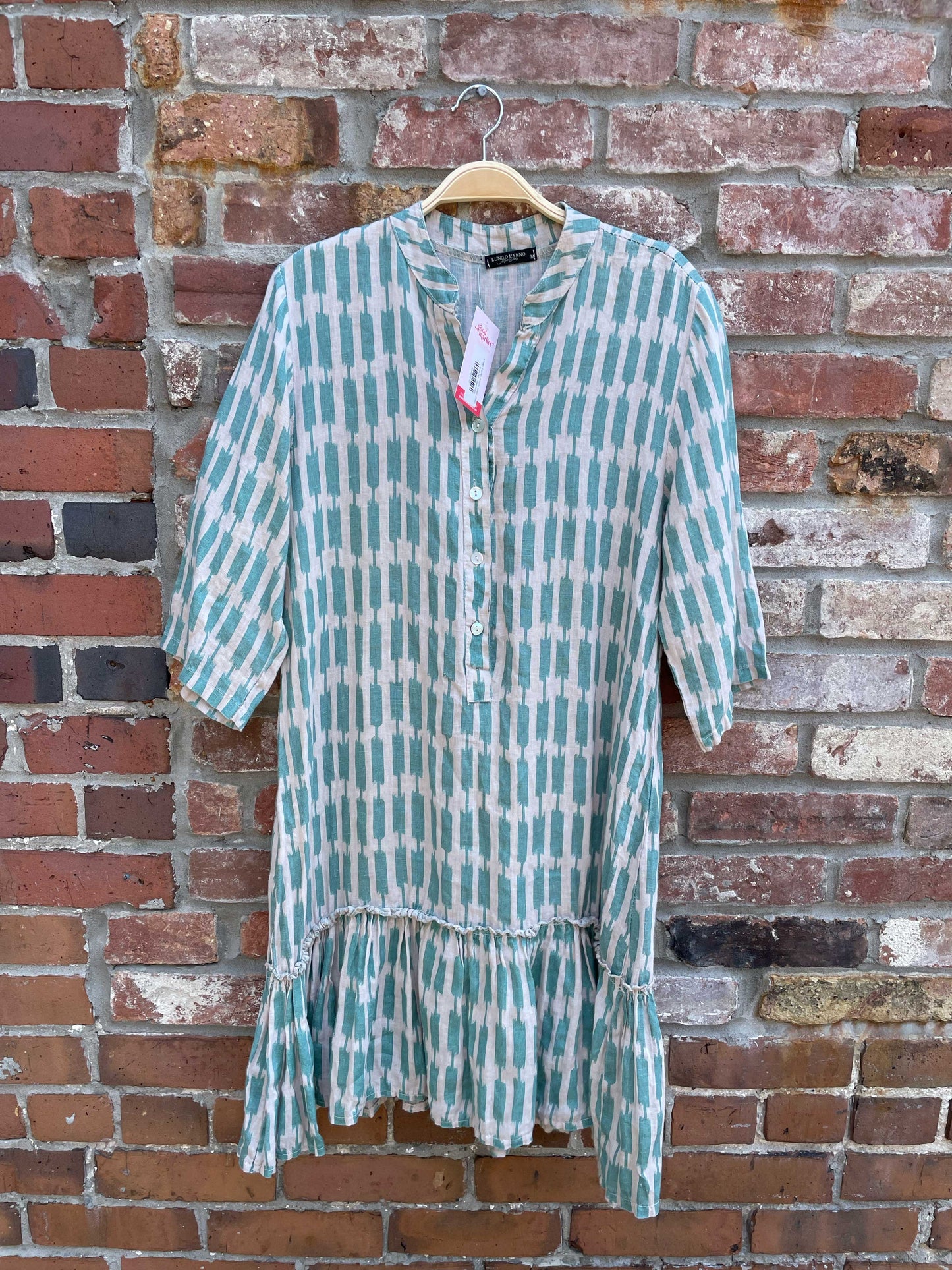 lungo l'arno 100% linen dress