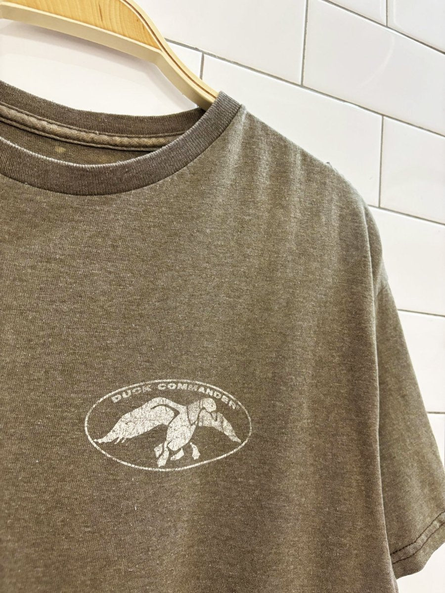 vintage duck commander graphic tee - good market thrift store