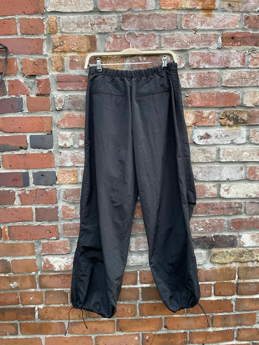 nwt zara drawstring parachute pants