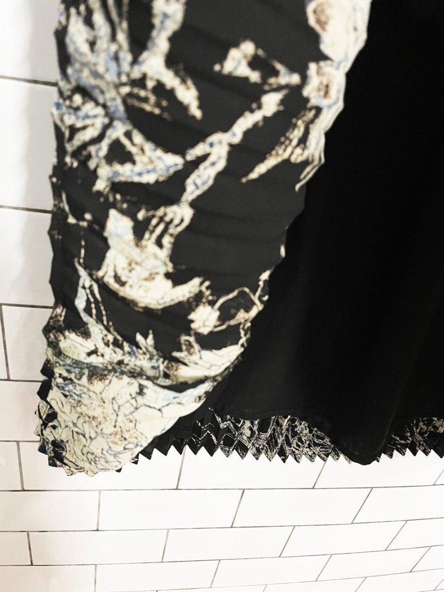 babaton pleated chiffon twirl midi skirt | aritzia - good market thrift store