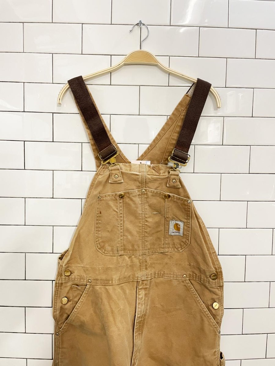 vintage 00s carhartt double knee overalls - good market thrift store