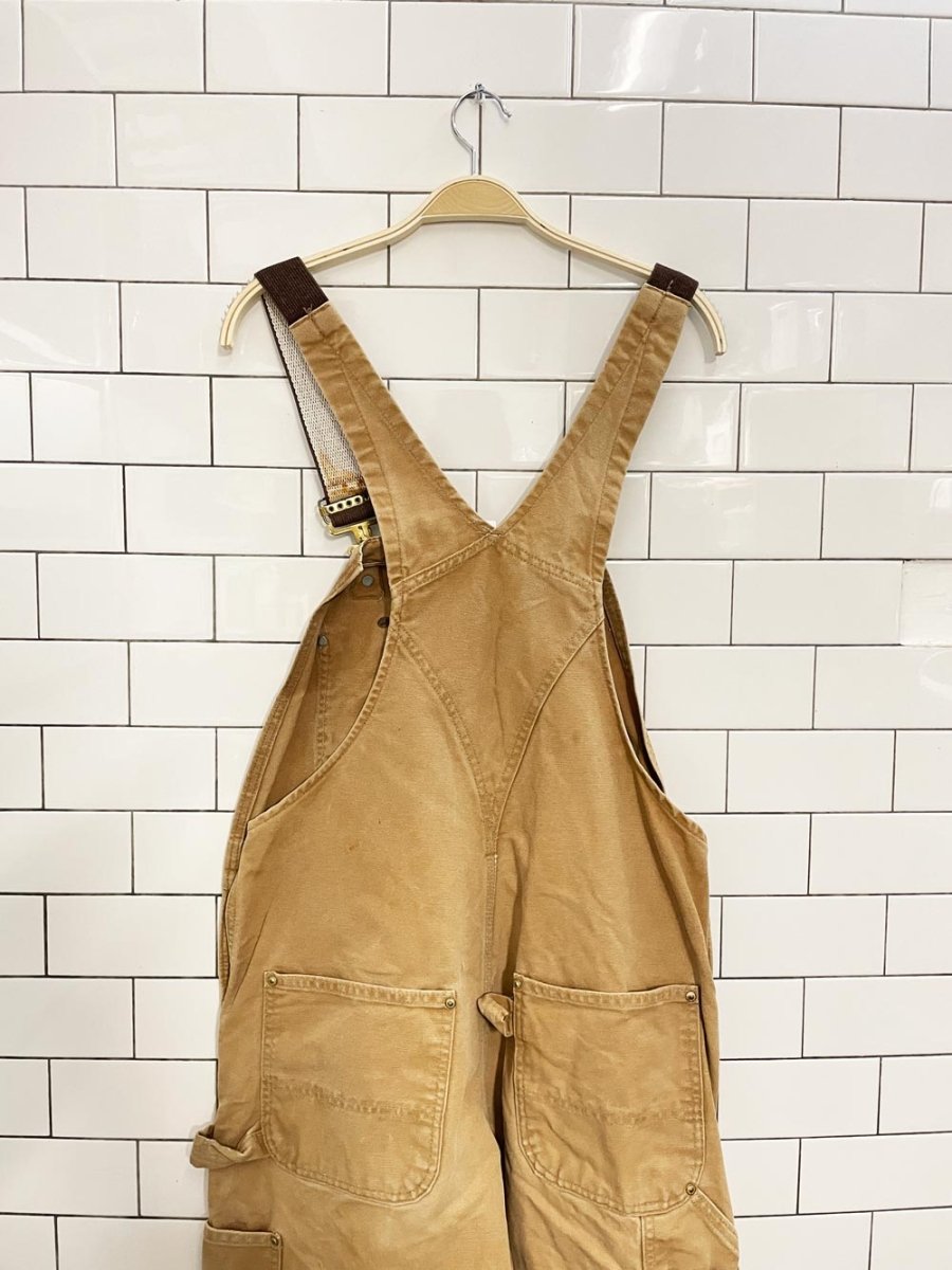 vintage 00s carhartt double knee overalls - good market thrift store