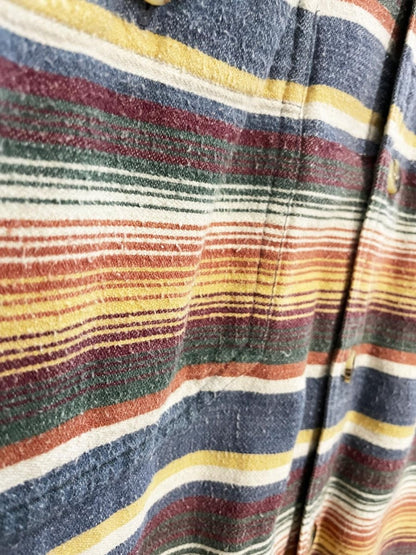 vintage R&R southwestern stripe flannel shirt - good market thrift store