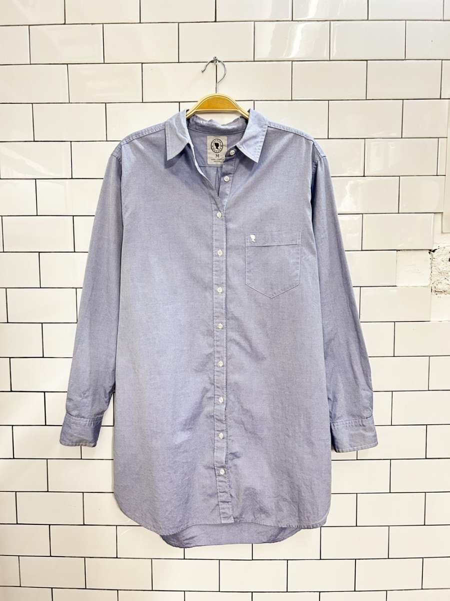 talula oxford boyfriend fit shirt dress - good market thrift store