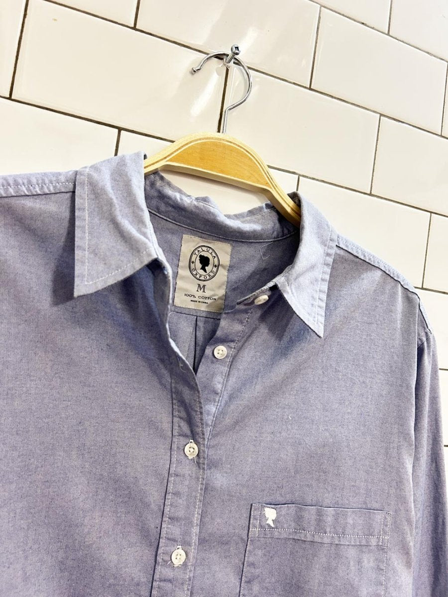 talula oxford boyfriend fit shirt dress - good market thrift store