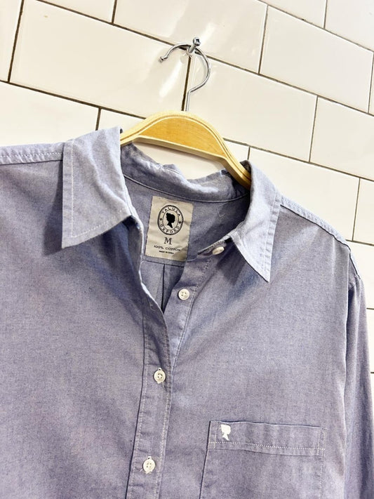 talula oxford boyfriend fit shirt dress - good market thrift store