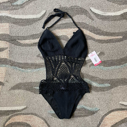 hot miami styles crochet one piece swimsuit