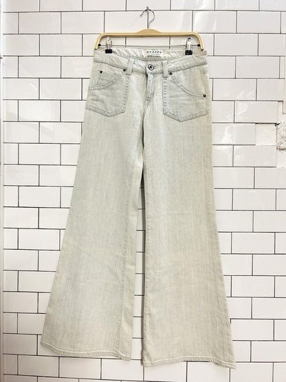 vintage 00s hudson bell bottom jeans - good market thrift store