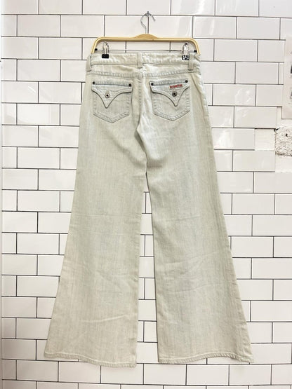 vintage 00s hudson bell bottom jeans - good market thrift store