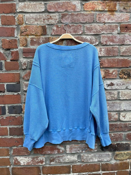 american eagle big hug waffle sweatshirt