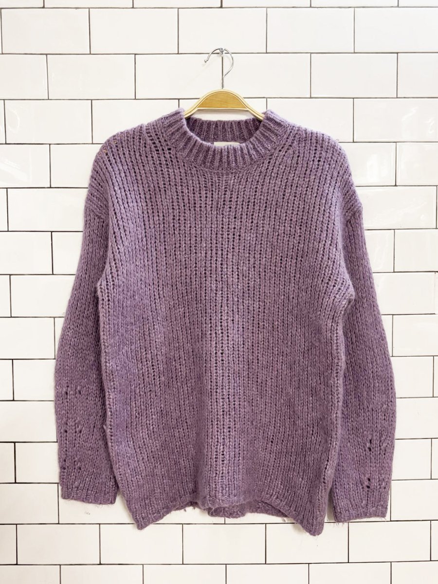 wilfred alpaca - wool oversized knit sweater | aritzia - good market thrift store