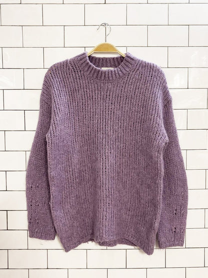 wilfred alpaca - wool oversized knit sweater | aritzia - good market thrift store