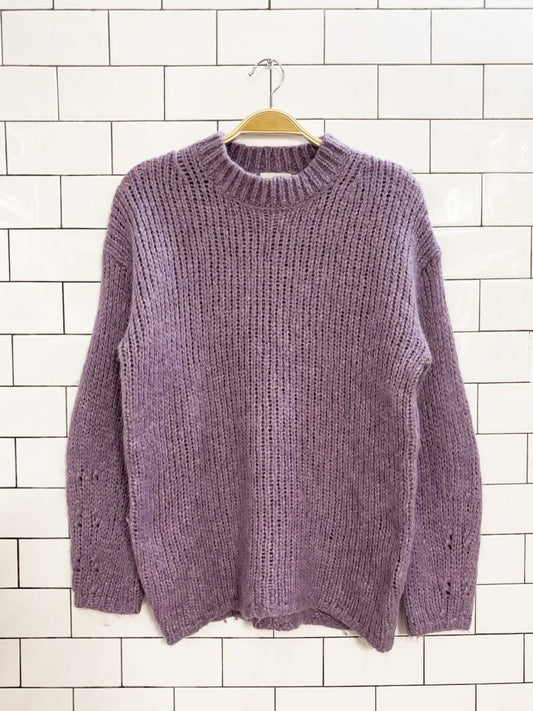 wilfred alpaca - wool oversized knit sweater | aritzia - good market thrift store