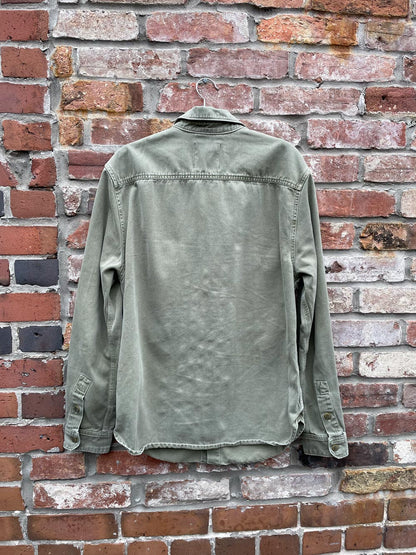 mango man twill pocket shirt jacket