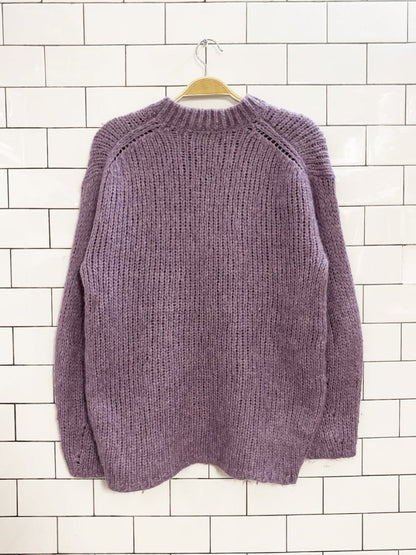 wilfred alpaca - wool oversized knit sweater | aritzia - good market thrift store