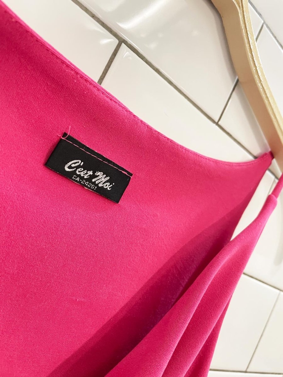 y2k c'est moi cowl neck open back top - good market thrift store