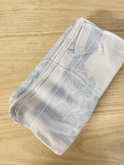 x6 vintage blue rose napkins - good market thrift store