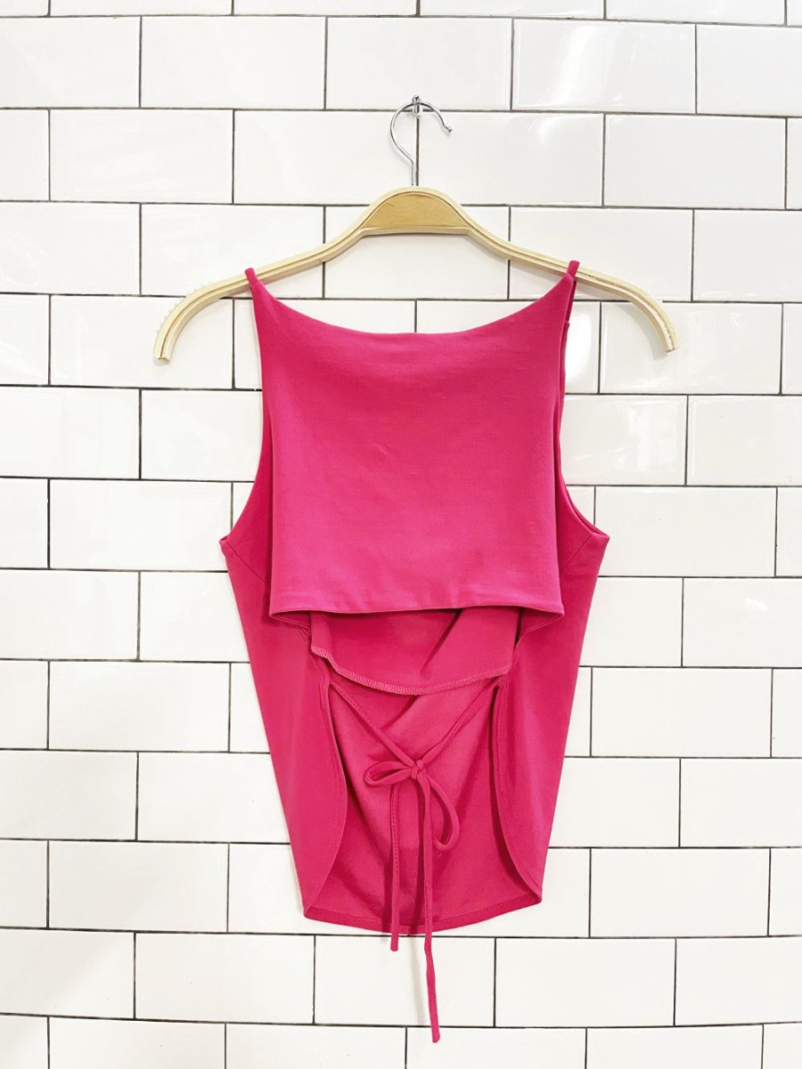 y2k c'est moi cowl neck open back top - good market thrift store