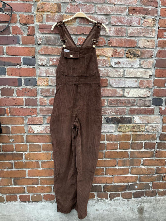 vintage 90s jean works chunky cord overalls