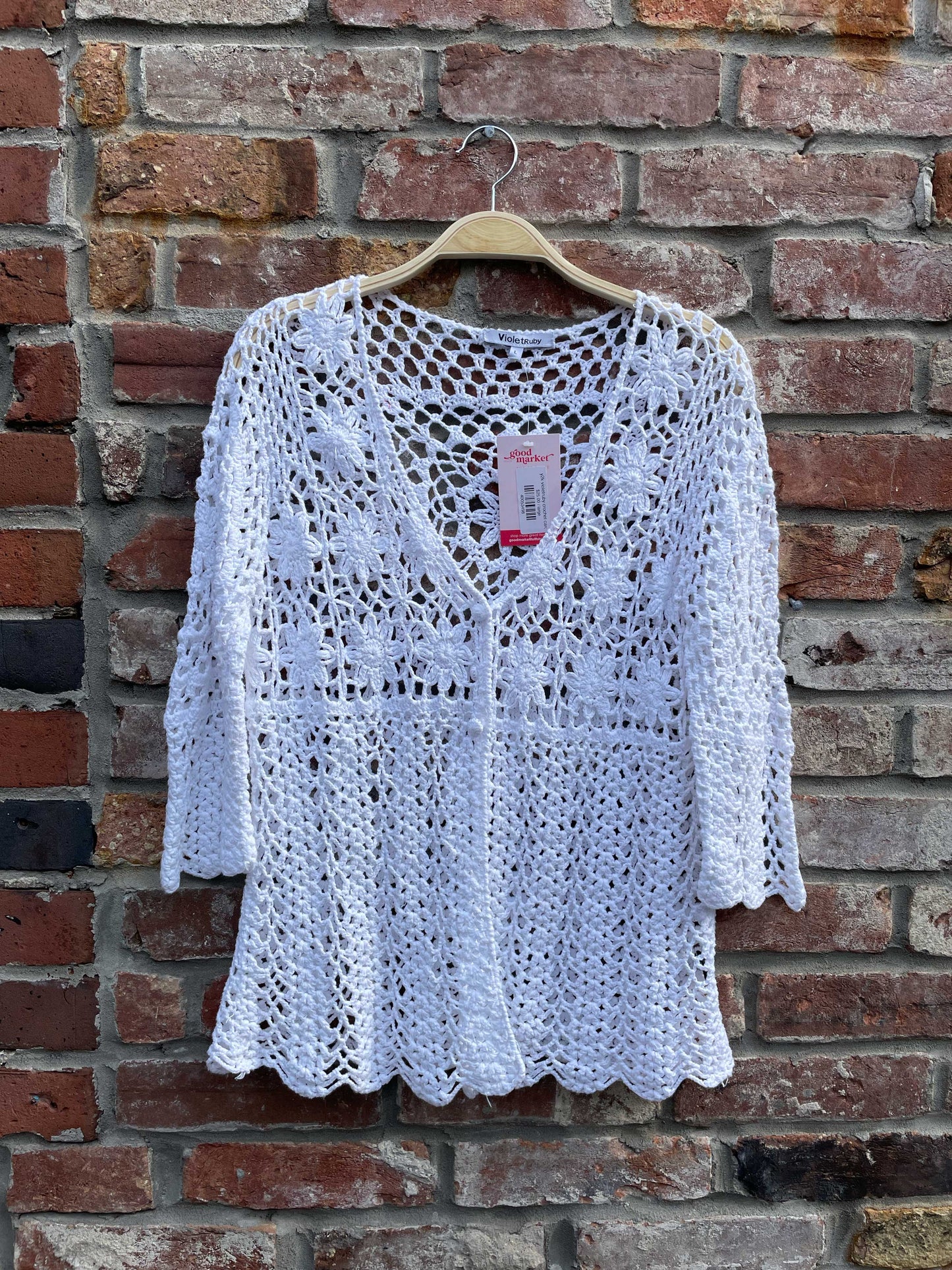 y2k violetruby crochet cardi