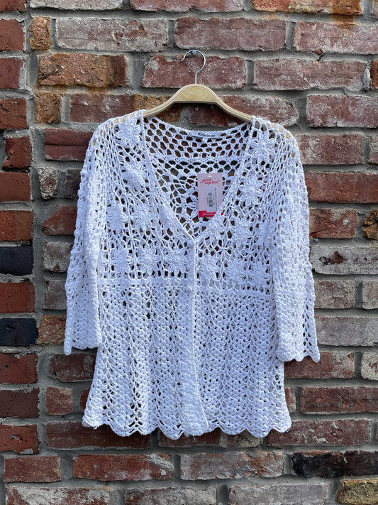 y2k violetruby crochet cardi