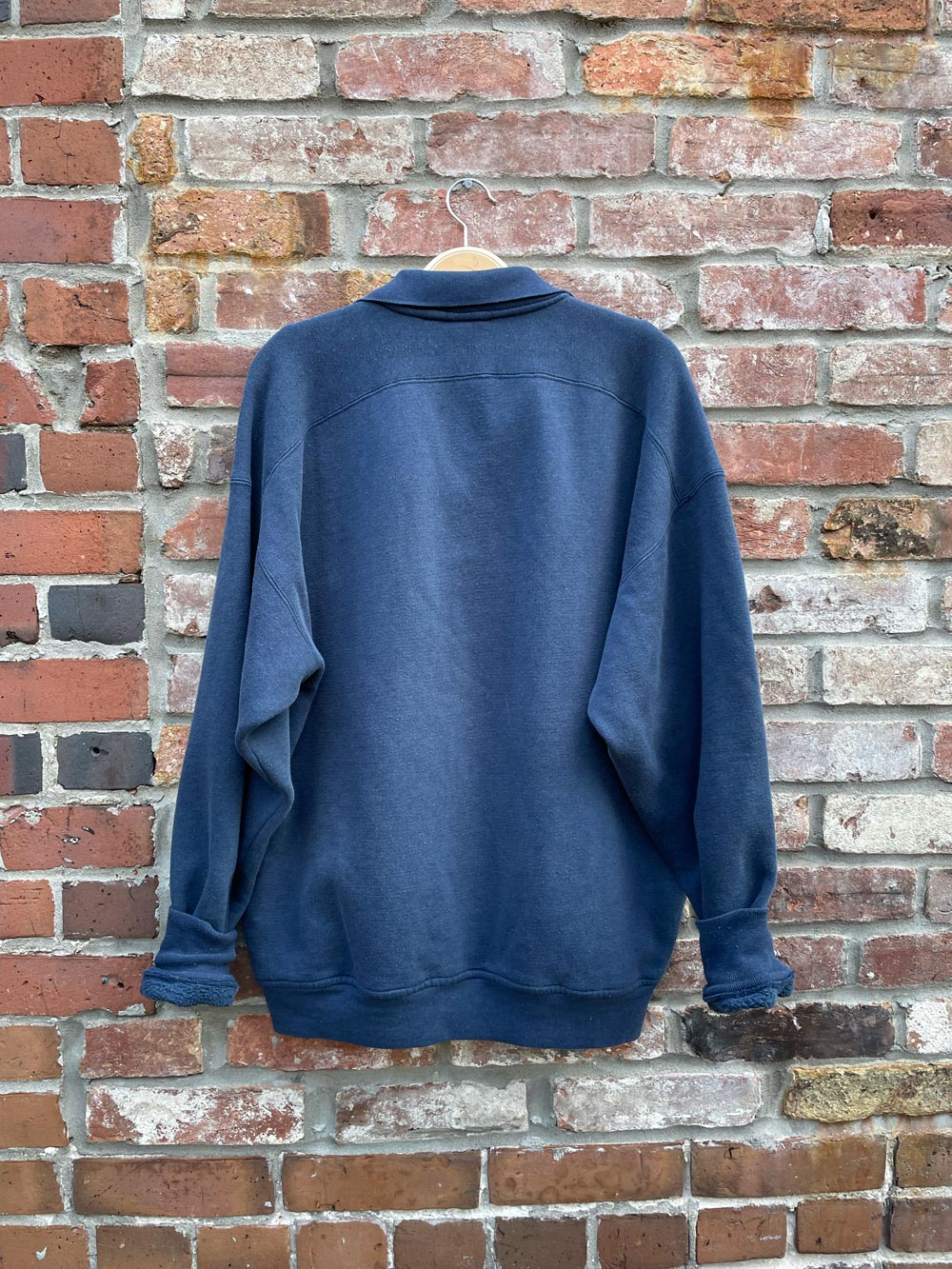 vintage 90s brooks sport NAI collared crew