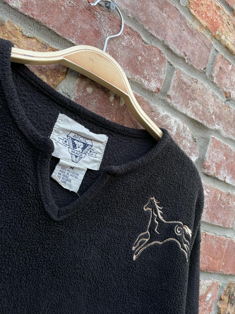 vintage 90s grand canyon dancing horses fleece