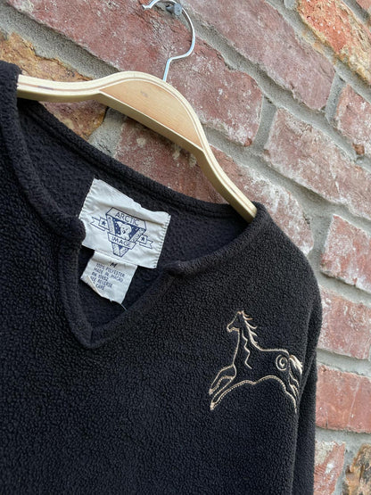 vintage 90s grand canyon dancing horses fleece