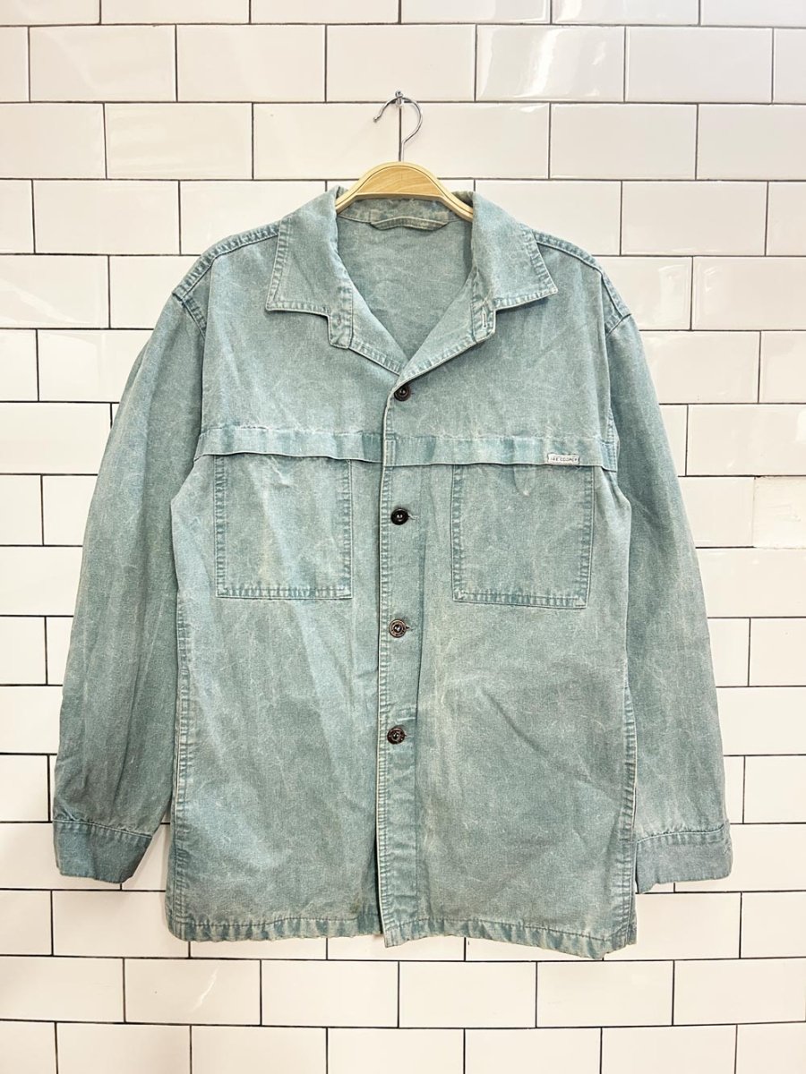 vintage 80s lee cooper faded shirt jacket - good market thrift store